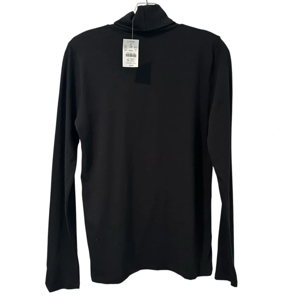 J. Crew Women’s Classic Black Turtleneck Sweater
